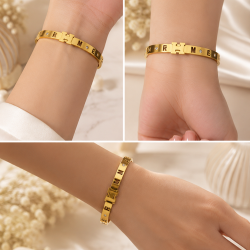 Majestic H Bangle Style Bracelet