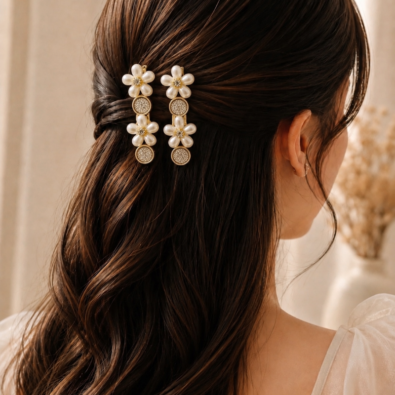 Luna Blossom Clips - Set of 2