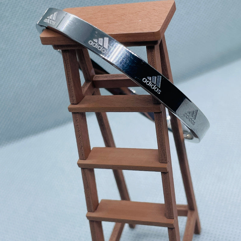 STAINLESS STEEL ADIDAS BRACELET