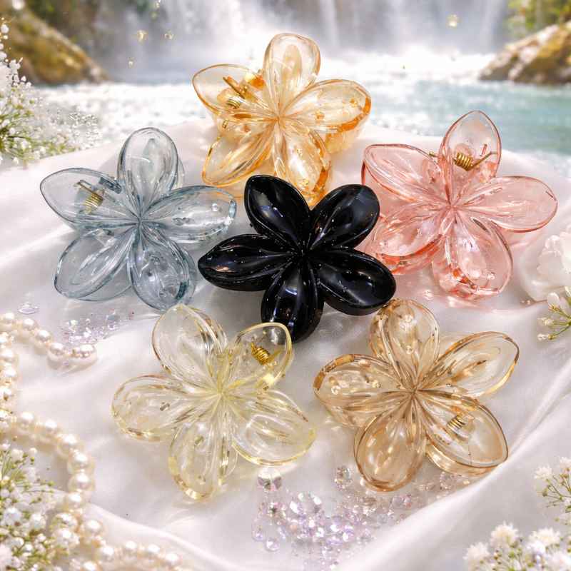 Flower shaped Hair Claw Clips (250 per piece)