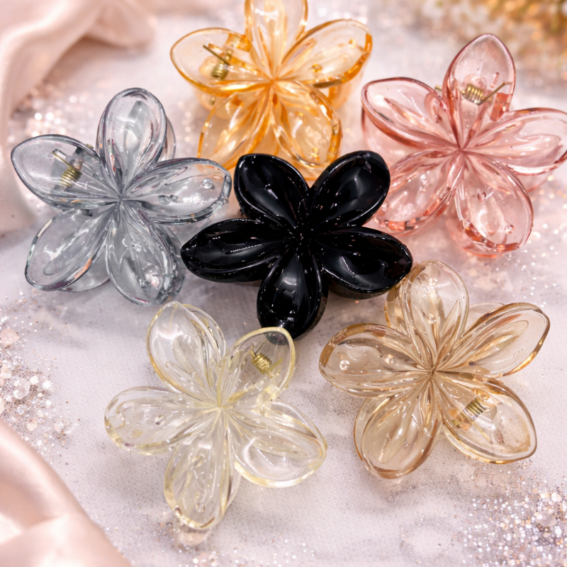 Flower shaped Hair Claw Clips (250 per piece)