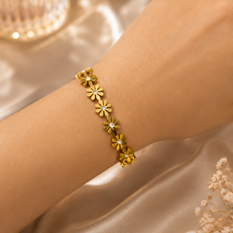 Golden Daisy Luxe Bracelet