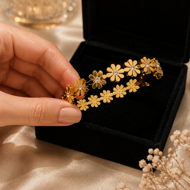 Golden Daisy Luxe Bracelet